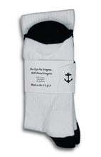 Load image into Gallery viewer, PARTY BOY Socks White/Black