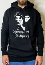 Load image into Gallery viewer, SARCOPHILUS SATANICUS Hooded Sweatshirt Black