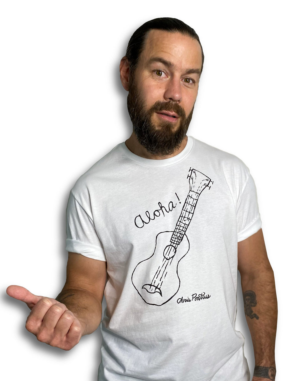 CAMISETA ALOHA PONTIUS Blanco