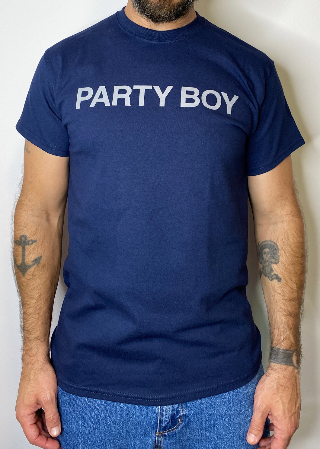 NOUVEAU! T-Shirt Party Boy BLEU MARINE