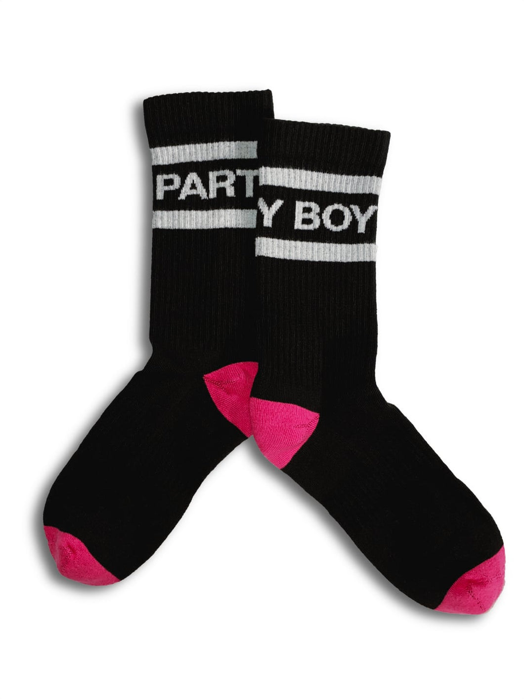PARTY BOY Socks Black/Pink/Wht