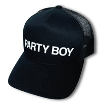 Cargar imagen en el visor de la galería, GORRA FIESTA NIÑO CAMIONERO NEGRO
