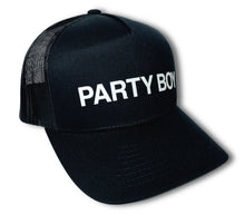 Load image into Gallery viewer, PARTY BOY Trucker Cap Black
