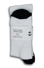 Load image into Gallery viewer, PARTY BOY Socks White/Black
