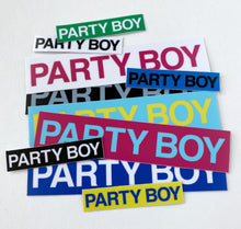 Load image into Gallery viewer, PARTY BOY MINI STICKERS 3
