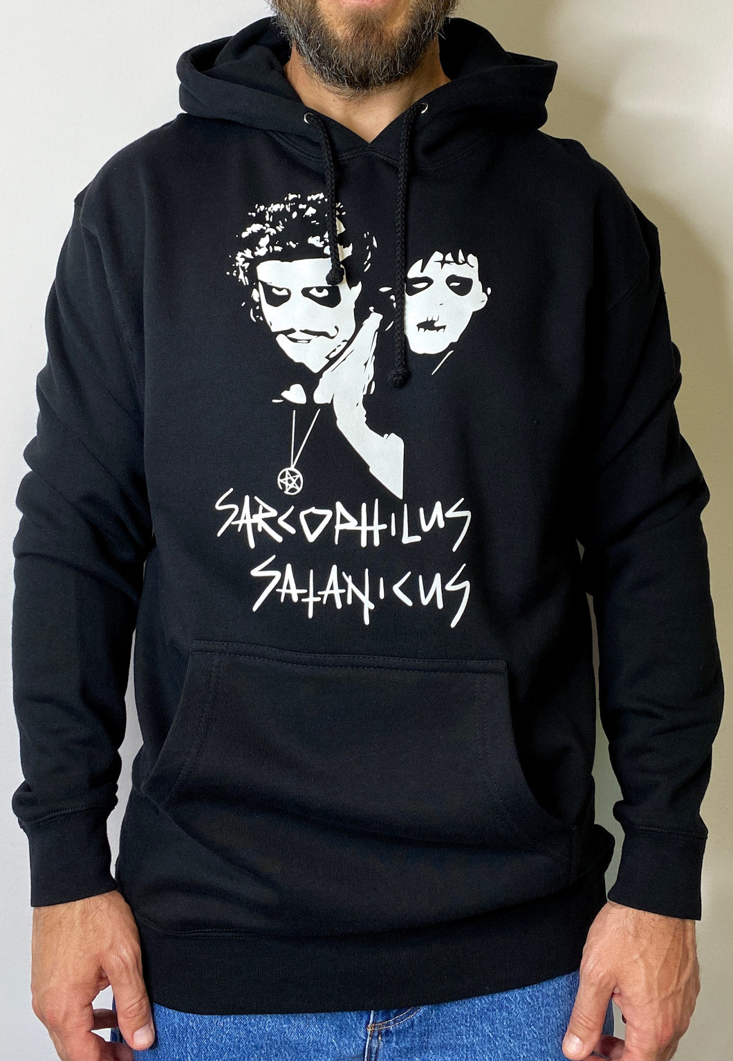 SARCOPHILUS SATANICUS Hooded Sweatshirt Black