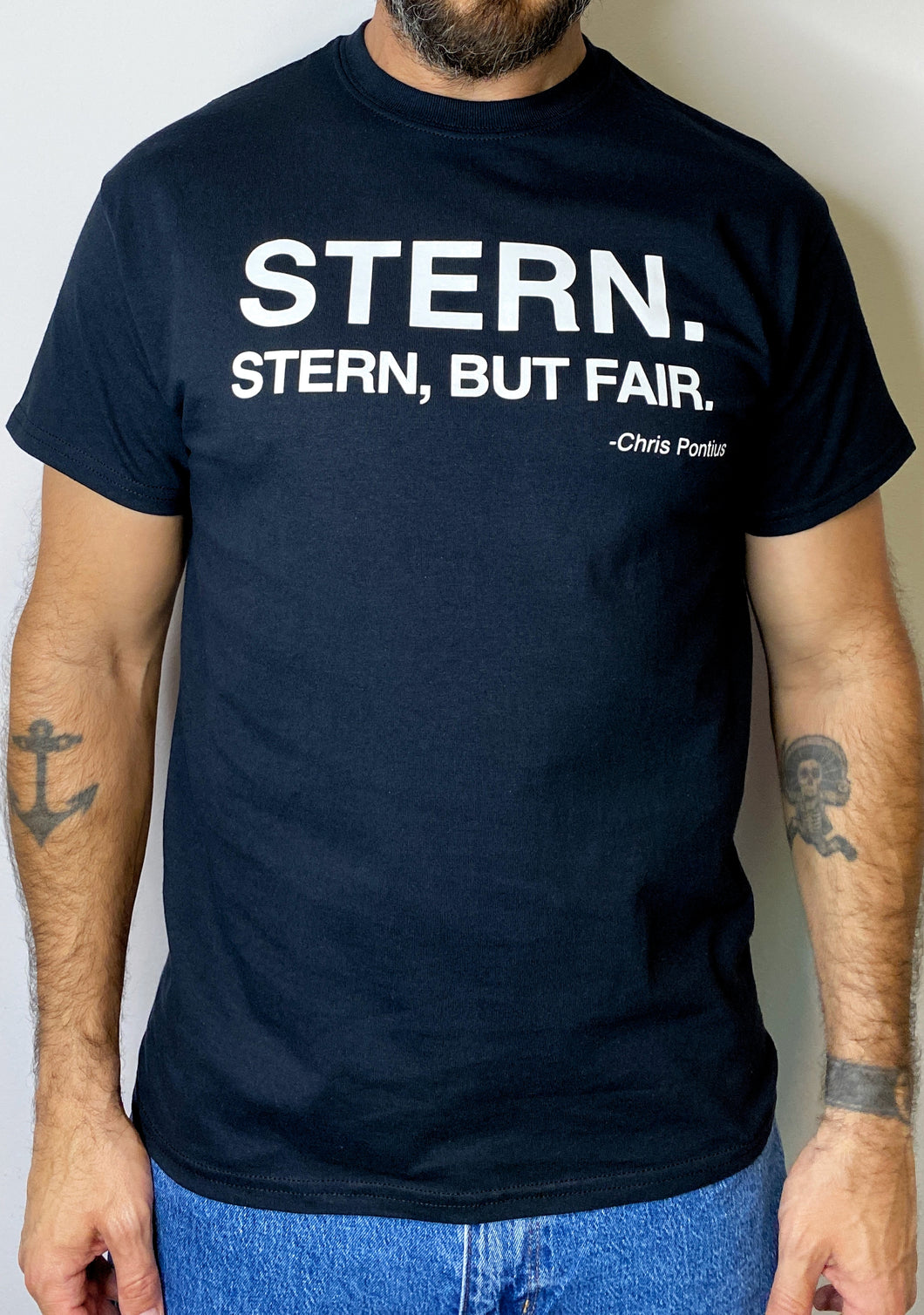 Stern. T-Shirt Schwarz