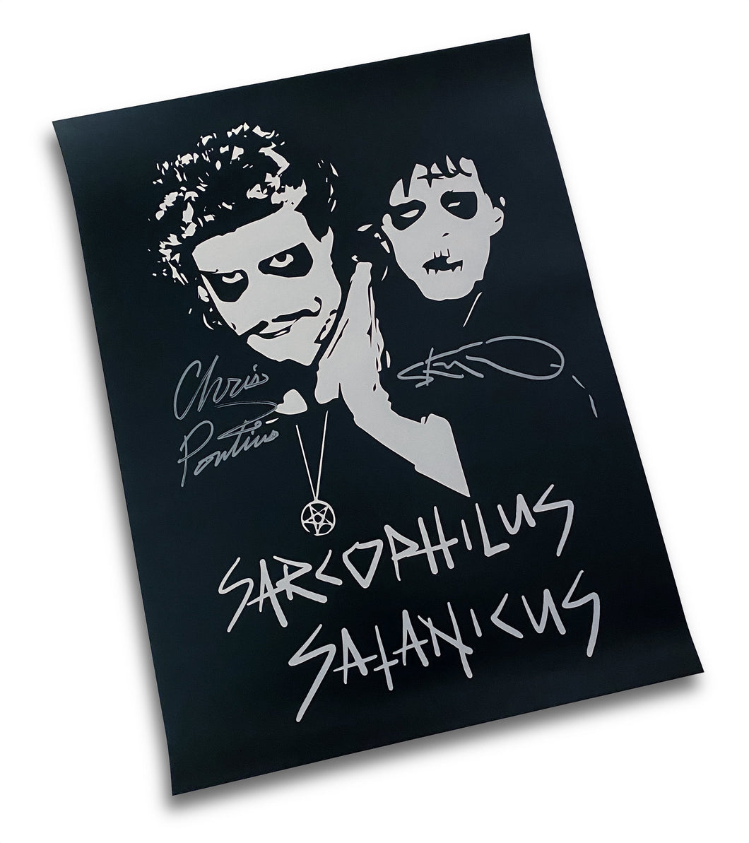 SARCOPHILUS SATANICUS SIGNED POSTER