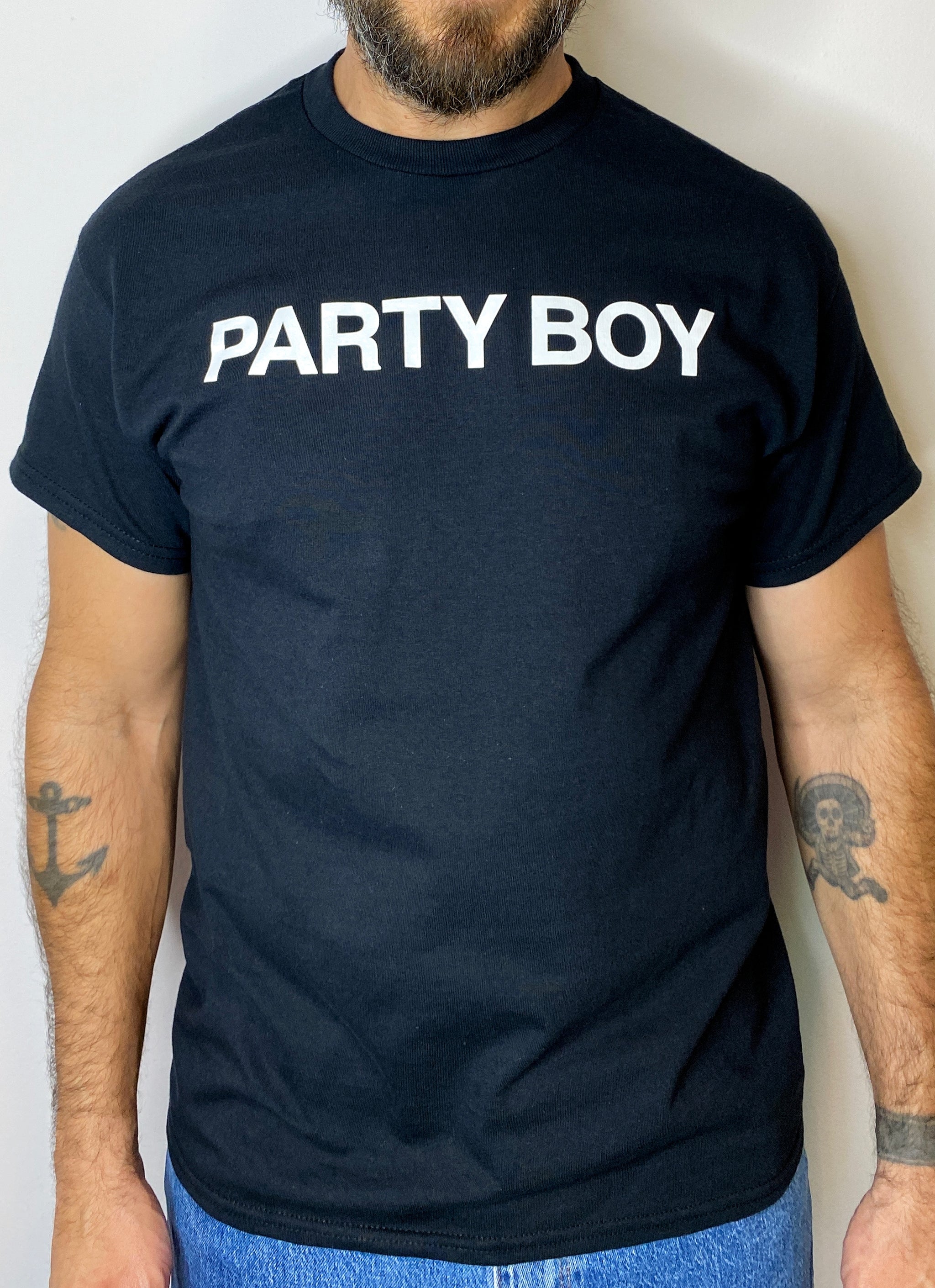 Bogey Boys 国内発送 ネイビー BBGCチェックTシャツ PARTY BOY – chrispontius.com